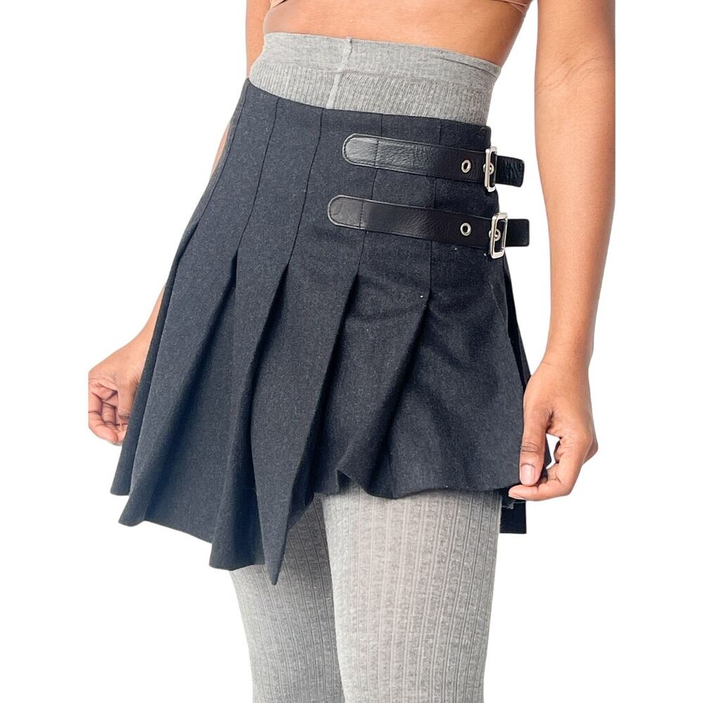 Dolce & Gabbana Pleated Accents Mini Skirt IT Size 42/ US Size 6